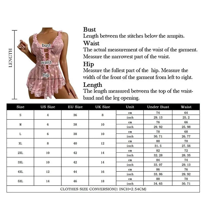 Plus Size Lace Lingerie