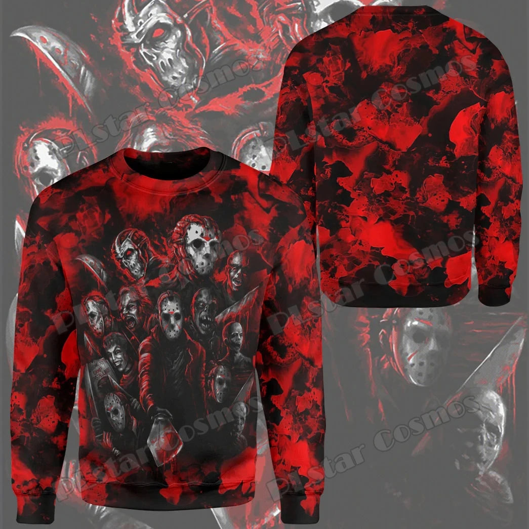 Halloween Horror Characters Squad Shirt