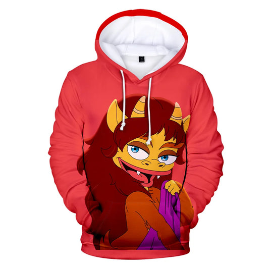 Big Mouth Adult Cartoon Hoodie