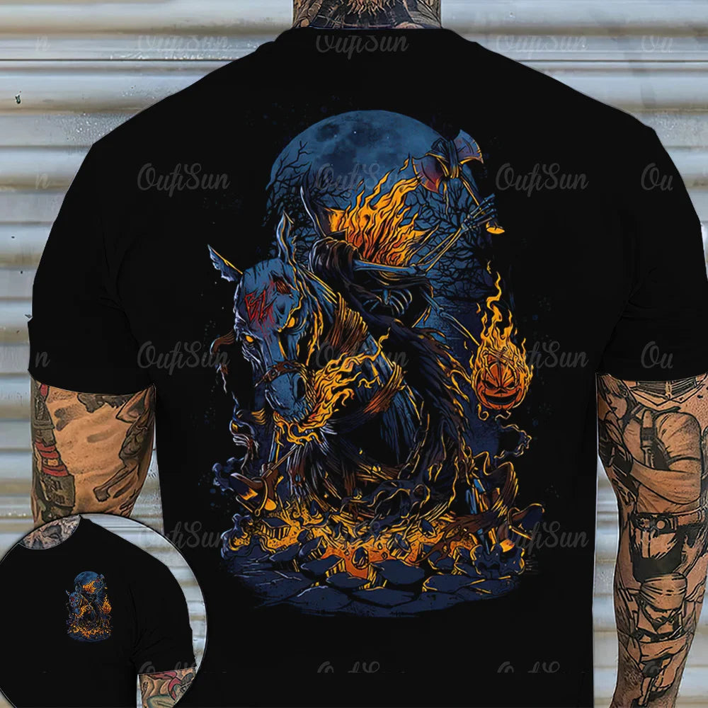 Flaming Headless Horseman T-Shirt