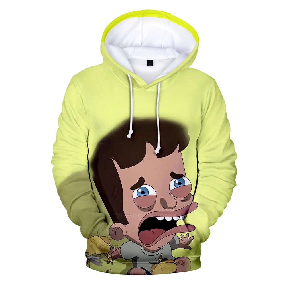 Big Mouth Adult Cartoon Hoodie