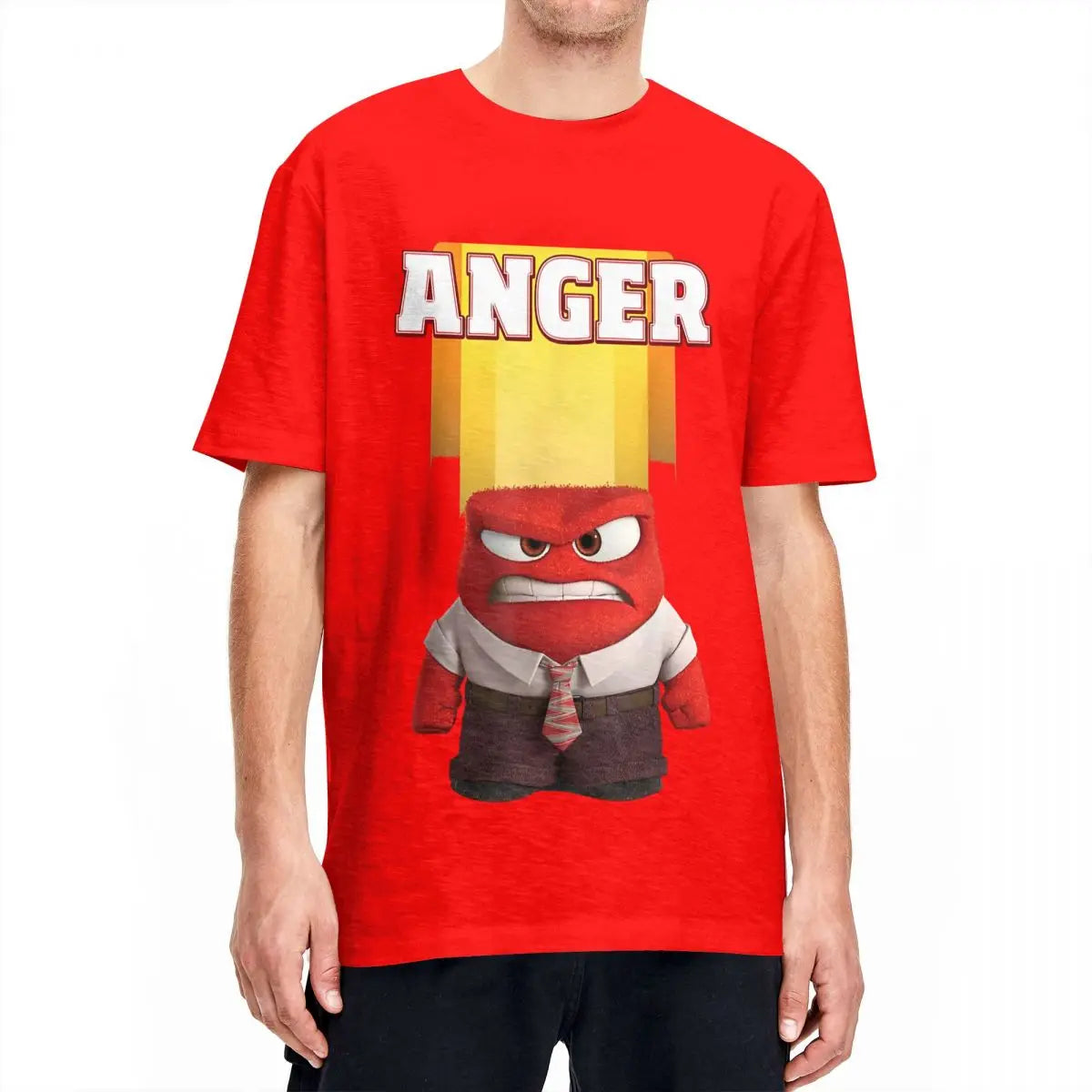 Inside Out Riley's Anger Red Character T Shirts