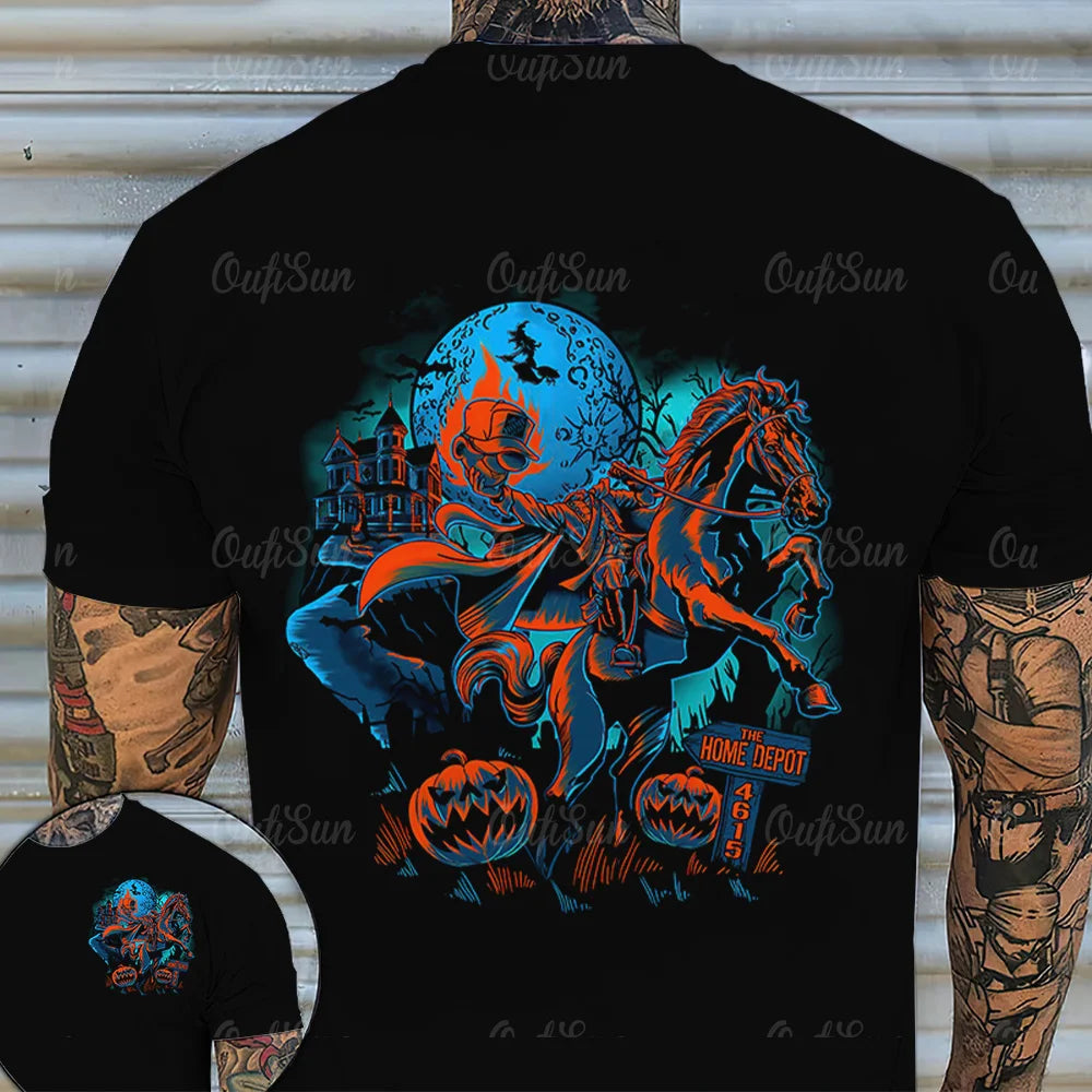 Pumpkin Scythe Graphic T-shirt