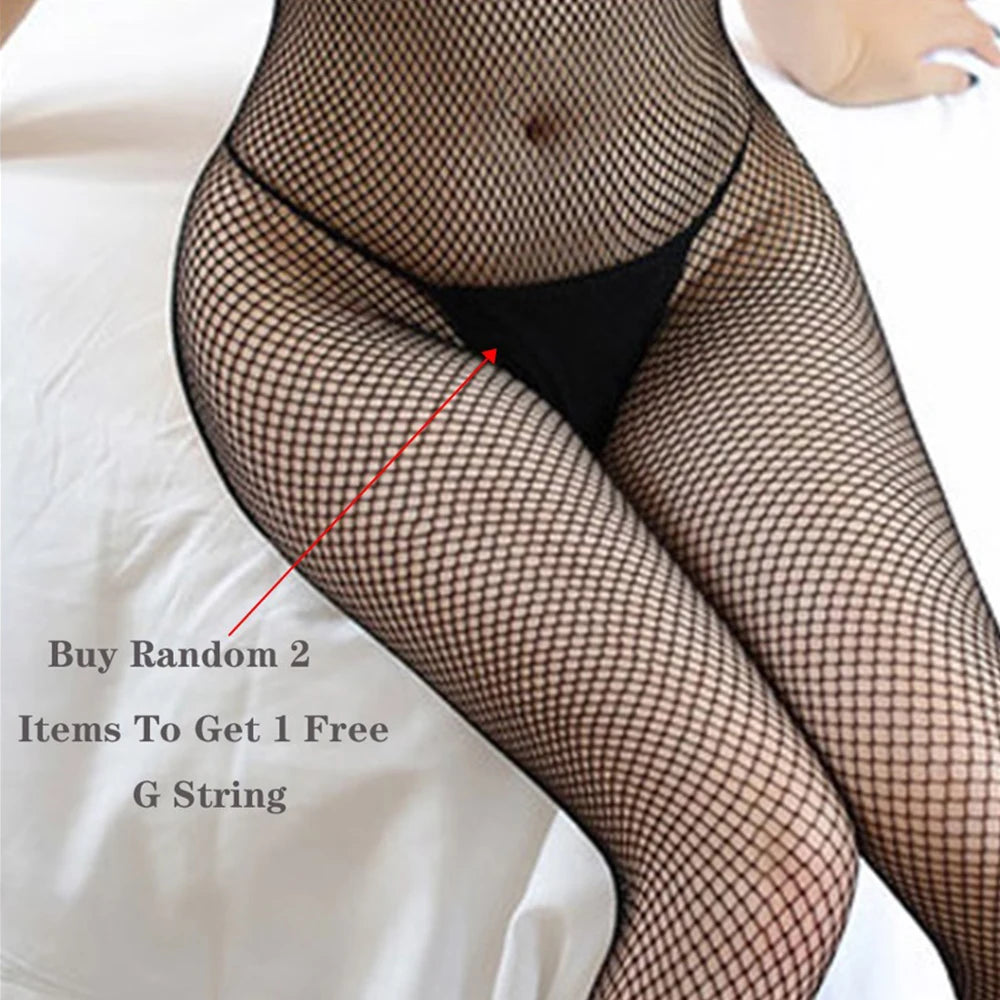 Plus Size Sexy Fishnet Lingerie