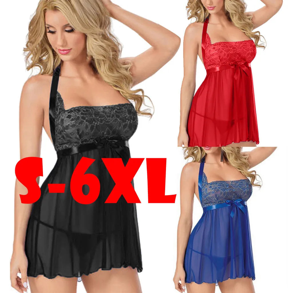 Women Sexy Plus Size Babydoll Lingerie