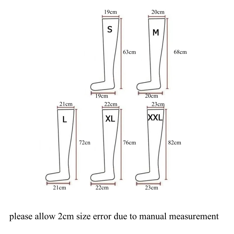 Plus Size Wet Look PVC Leather Thigh High Faux Boots